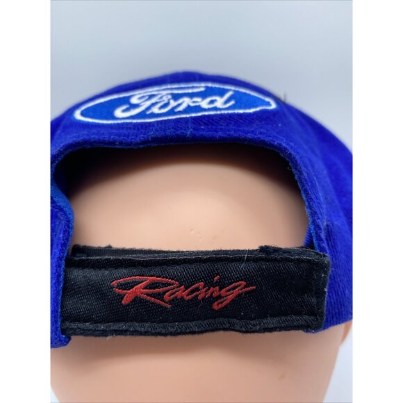 Ford Racing Motorsports Cars Vehicles Trucks Baseball Hat Cap Blue Black - Picture 6 of 12
